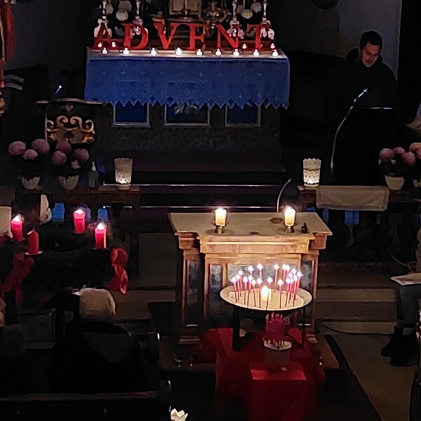 Advent der Lichter Kirche Obermühlhausen_2021 Foto Irmi Berghofer